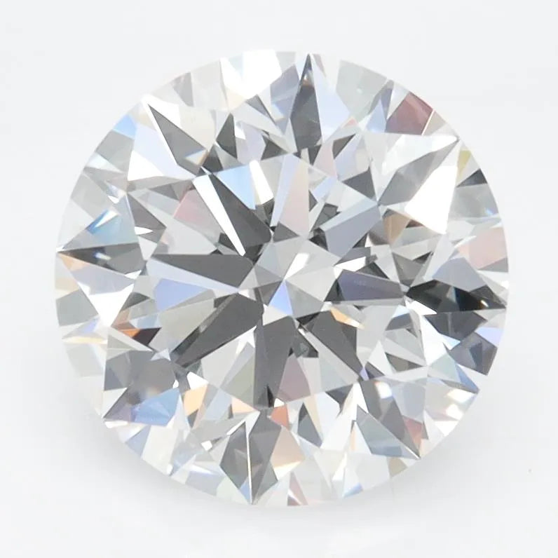 2.77ct Round Lab Grown Diamond (Colour D, Clarity IF, Cut ID, IGI Certified)