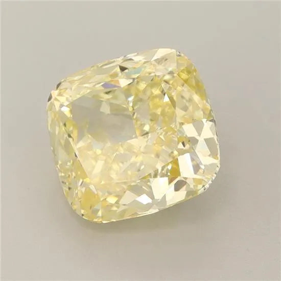 2.78ct Cushion brilliant Lab Grown Diamond (Colour Fancy Vivid Yellow, Clarity VS1, IGI Certified)