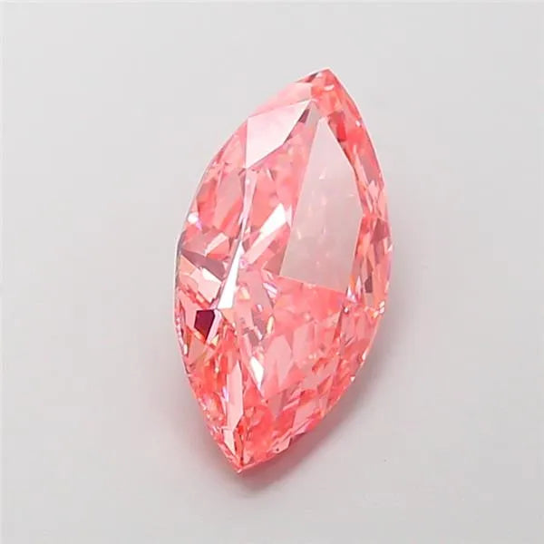 2.78ct Marquise Lab Grown Diamond (Colour Fancy Vivid Pink, Clarity VS1, IGI Certified)