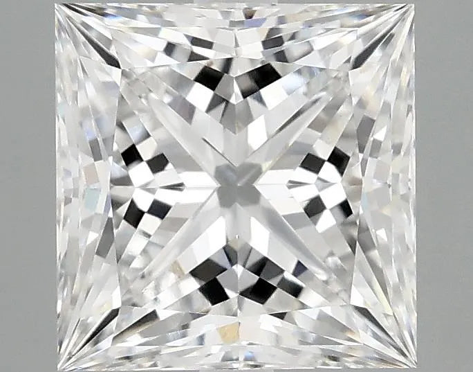 2.78ct Princess Lab Grown Diamond (Colour E, Clarity VVS2, IGI Certified)