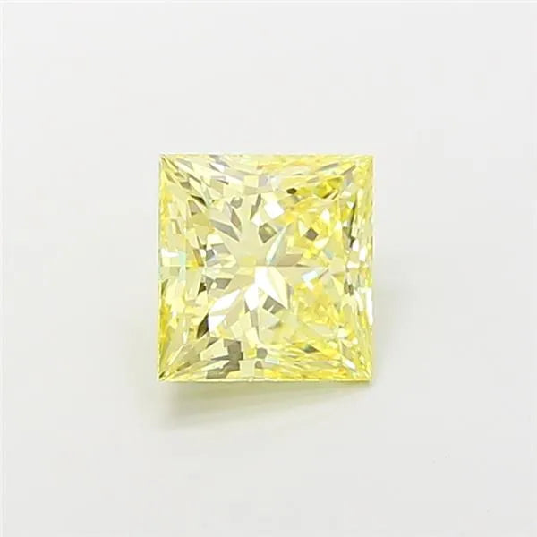2.79ct Princess Lab Grown Diamond (Colour Fancy Yellow, Clarity VS2, IGI Certified)