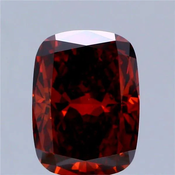 2.80ct Cushion modified Lab Grown Diamond (Colour Fancy Deep Orange, Clarity VVS2, IGI Certified)