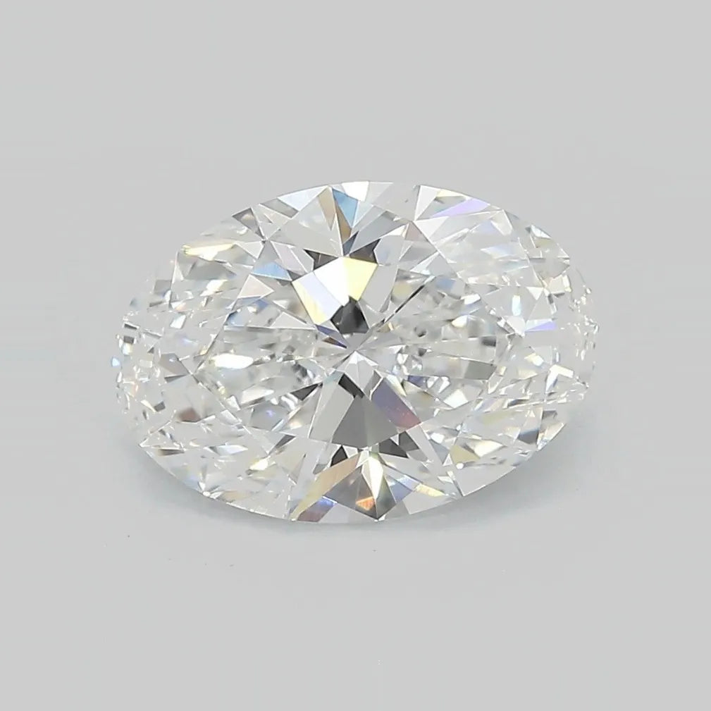 2.80ct Oval Lab Grown Diamond (Colour E, Clarity VVS2, IGI Certified)