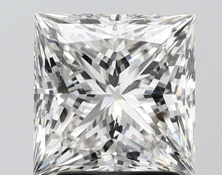 2.80ct Princess Lab Grown Diamond (Colour G, Clarity VVS2, IGI Certified)