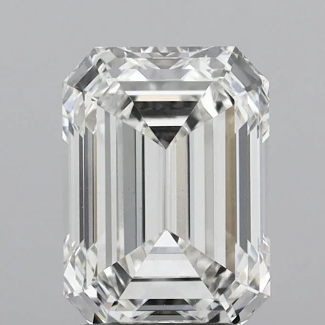 2.81ct Emerald Lab Grown Diamond (Colour G, Clarity VVS2, IGI Certified)