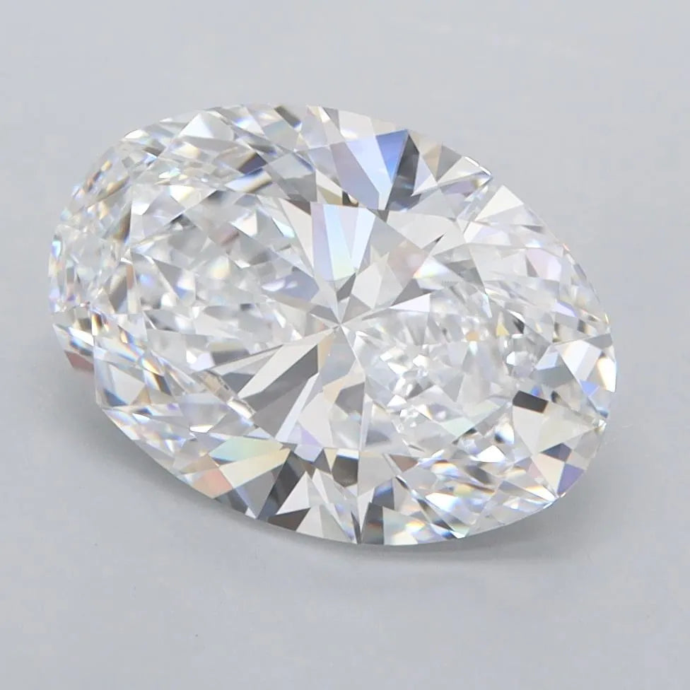 2.81ct Oval Lab Grown Diamond (Colour D, Clarity FL, IGI Certified)