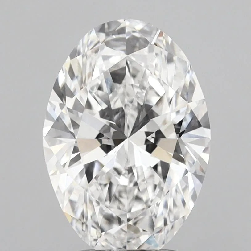 2.81ct Oval Lab Grown Diamond (Colour E, Clarity VVS2, IGI Certified)