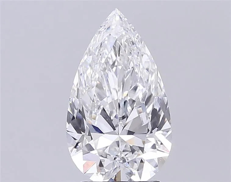 2.81ct Pear Lab Grown Diamond (Colour E, Clarity VVS2, IGI Certified)