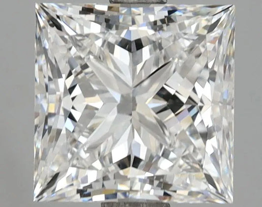 2.81ct Princess Lab Grown Diamond (Colour D, Clarity VVS2, IGI Certified)