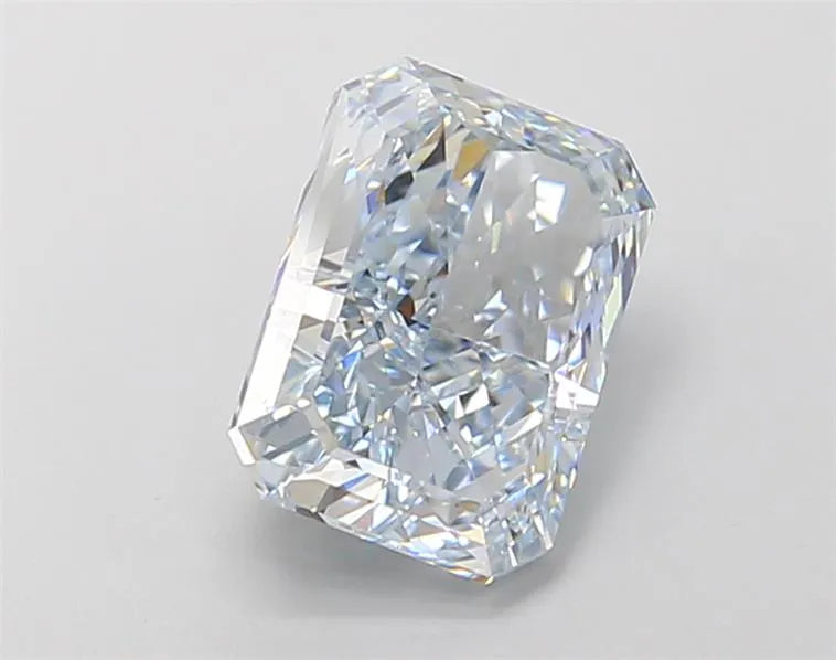 2.81ct Radiant Lab Grown Diamond (Colour Fancy Blue, Clarity VS1, IGI Certified)