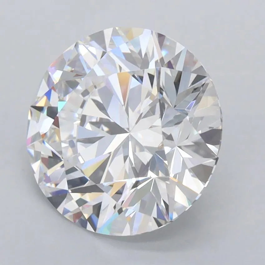 2.81ct Round Lab Grown Diamond (Colour D, Clarity FL, Cut ID, IGI Certified)