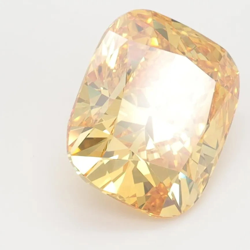 2.82ct Cushion brilliant Lab Grown Diamond (Colour Fancy Vivid Yellow, Clarity VVS1, IGI Certified)