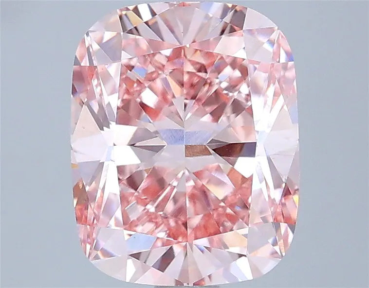 2.82ct Cushion modified Lab Grown Diamond (Colour Fancy Intense Pink, Clarity VS1, IGI Certified)