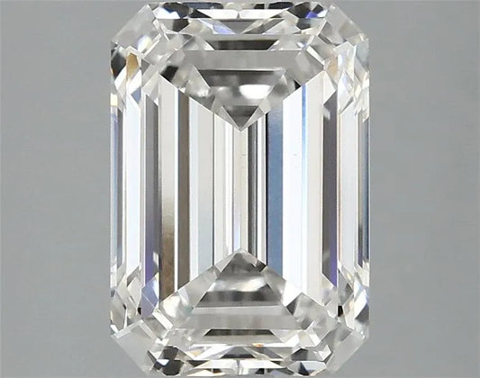 2.82ct Emerald Lab Grown Diamond (Colour F, Clarity VVS2, IGI Certified)