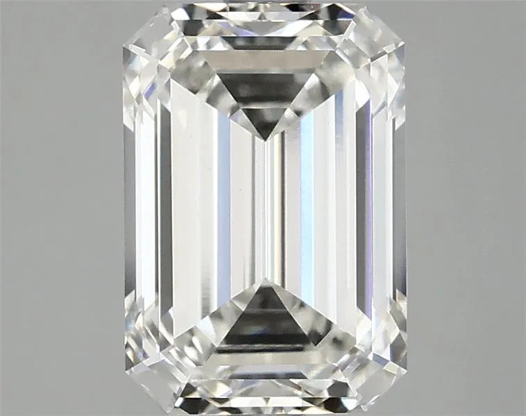 2.82ct Emerald Lab Grown Diamond (Colour G, Clarity VVS2, IGI Certified)