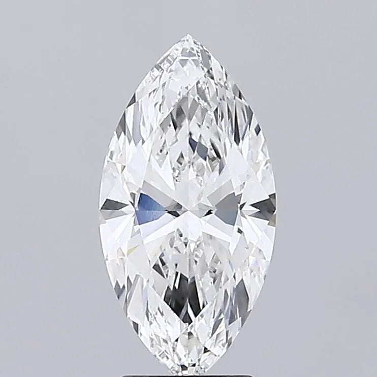 2.82ct Marquise Lab Grown Diamond (Colour E, Clarity VVS2, IGI Certified)