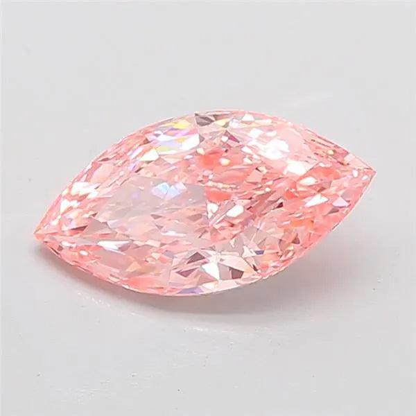 2.82ct Marquise Lab Grown Diamond (Colour Fancy Vivid Pink, Clarity VS1, IGI Certified)