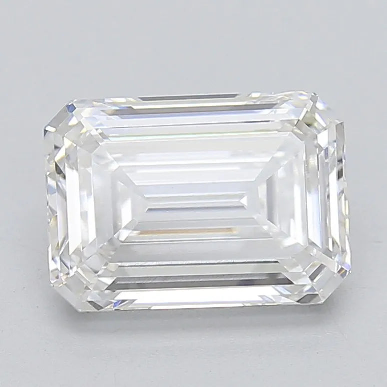 2.83ct Emerald Lab Grown Diamond (Colour D, Clarity VVS1, IGI Certified)