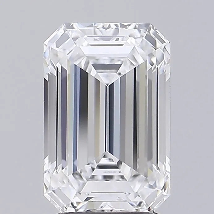 2.83ct Emerald Lab Grown Diamond (Colour D, Clarity VVS1, IGI Certified)