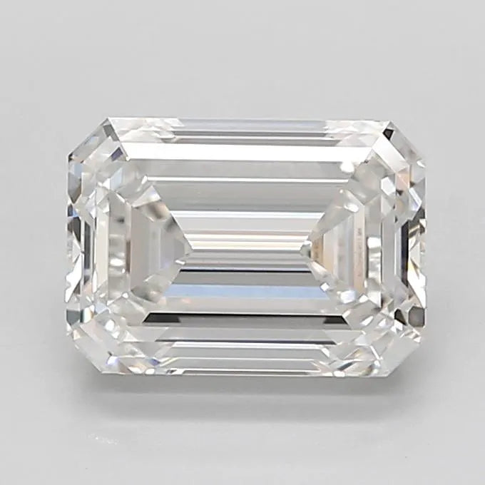 2.83ct Emerald Lab Grown Diamond (Colour F, Clarity VVS2, IGI Certified)