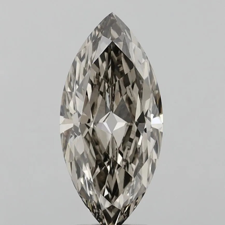 2.83ct Marquise Lab Grown Diamond (Colour Fancy Gray, Clarity VVS2, IGI Certified)