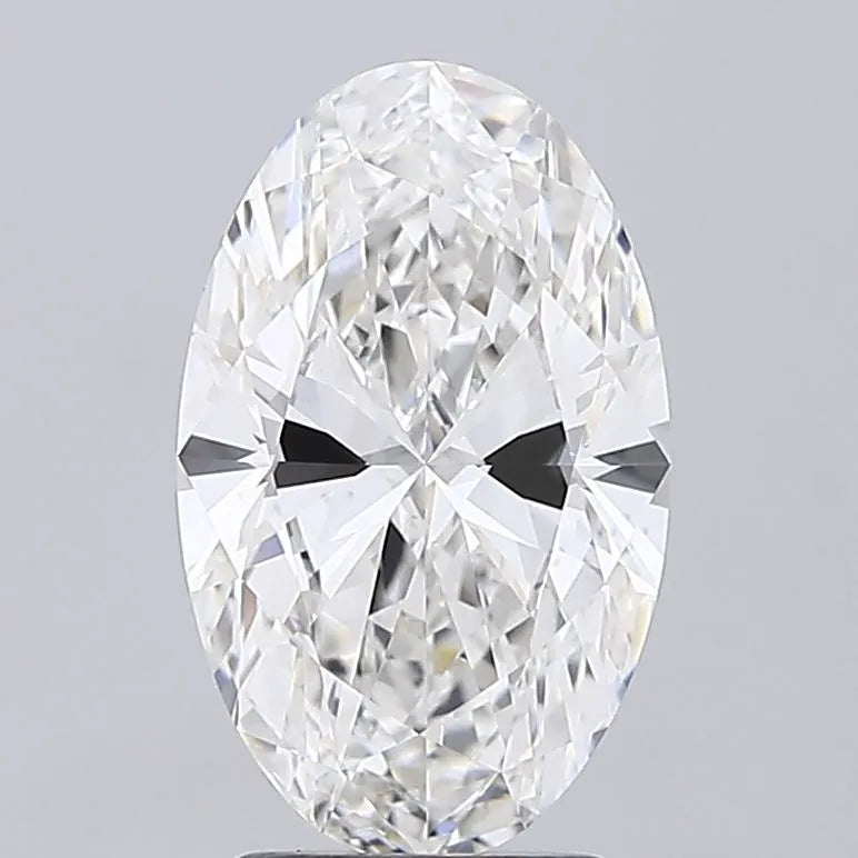 2.83ct Oval Lab Grown Diamond (Colour F, Clarity VVS2, IGI Certified)