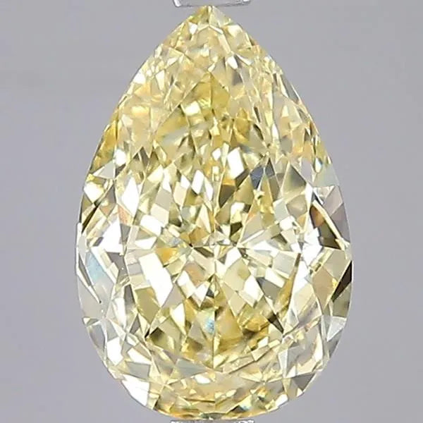 2.83ct Pear Lab Grown Diamond (Colour Fancy Intense Yellow, Clarity VS2, IGI Certified)