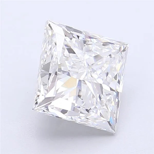 2.83ct Princess Lab Grown Diamond (Colour D, Clarity VVS2, IGI Certified)