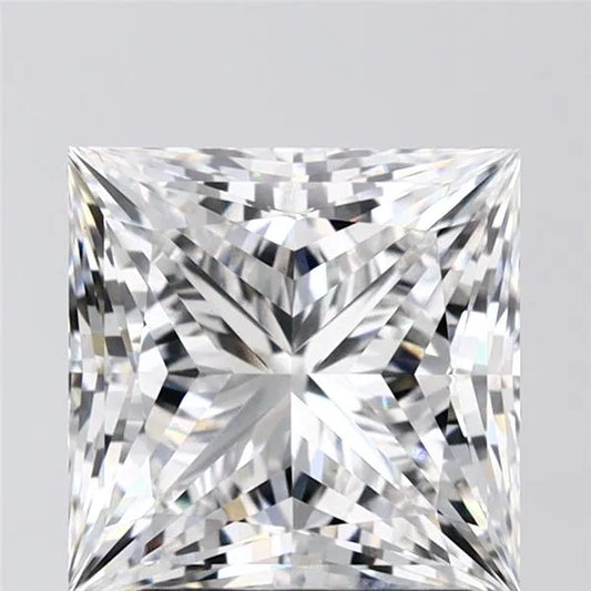 2.83ct Princess Lab Grown Diamond (Colour F, Clarity VVS2, IGI Certified)