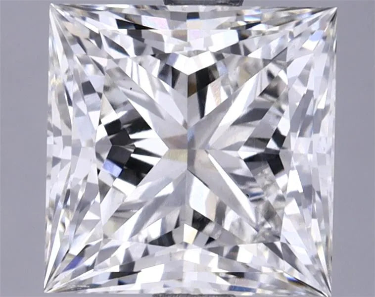 2.83ct Princess Lab Grown Diamond (Colour G, Clarity VS1, Cut EX, IGI Certified)