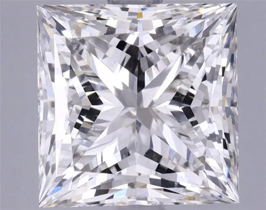 2.83ct Princess Lab Grown Diamond (Colour G, Clarity VS1, IGI Certified)