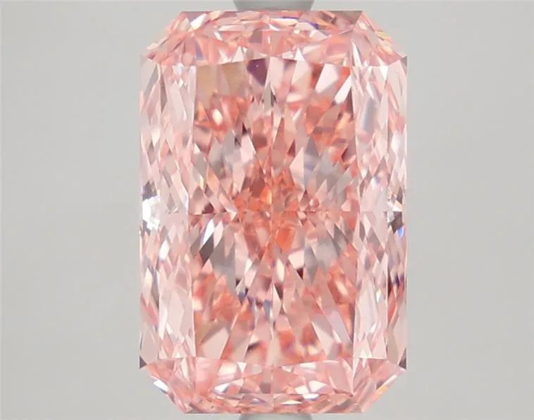 2.83ct Radiant Lab Grown Diamond (Colour Fancy Vivid Pink, Clarity VVS2, IGI Certified)