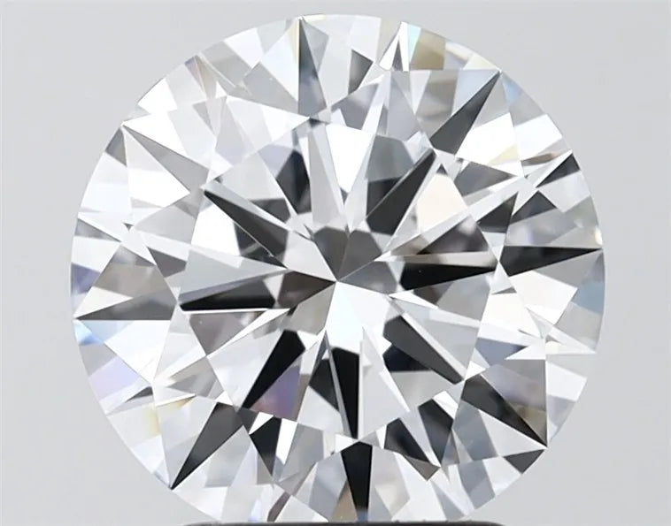 2.83ct Round Lab Grown Diamond (Colour G, Clarity VVS1, Cut EX, IGI Certified)