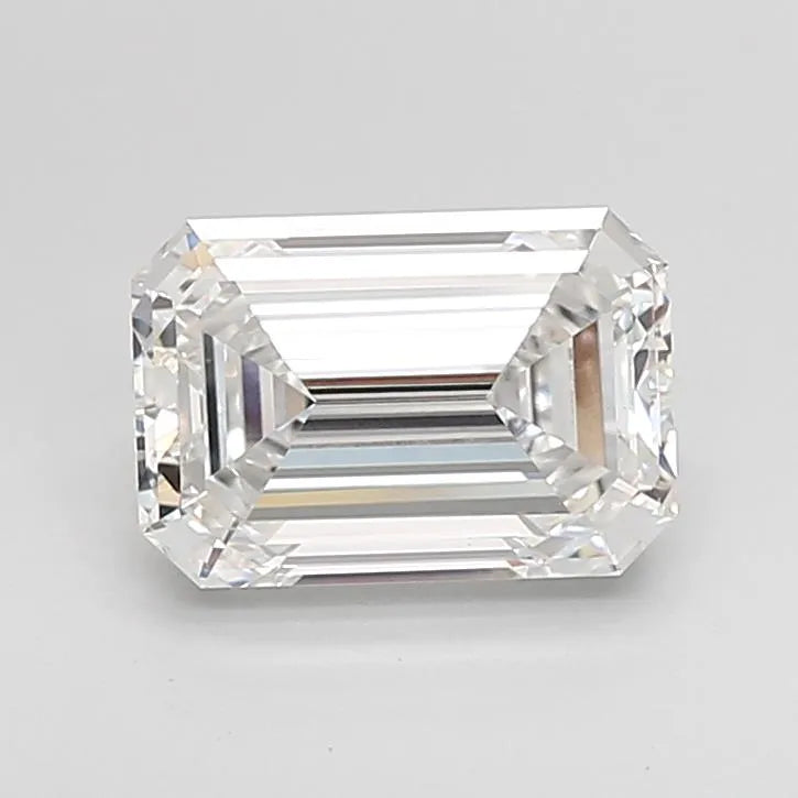 2.84ct Emerald Lab Grown Diamond (Colour E, Clarity VVS2, IGI Certified)