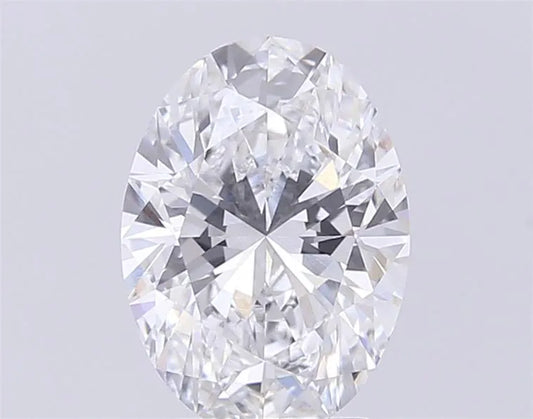 2.84ct Oval Lab Grown Diamond (Colour D, Clarity VVS2, IGI Certified)