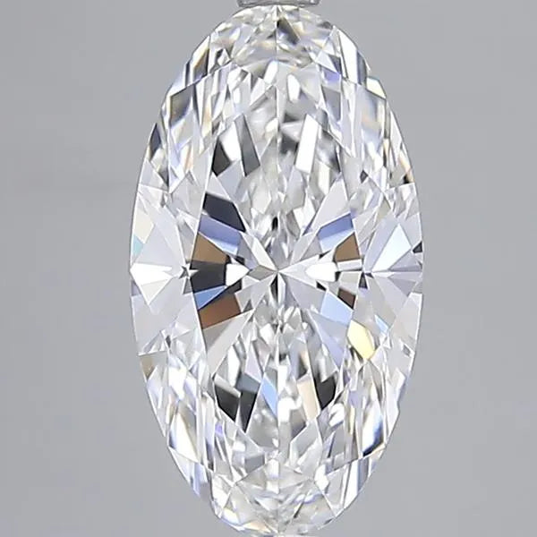 2.84ct Oval Lab Grown Diamond (Colour E, Clarity VVS2, IGI Certified)