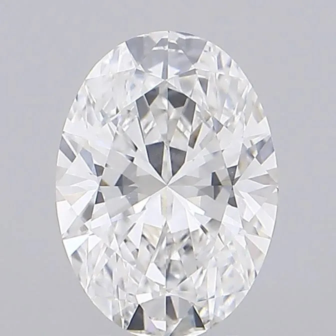 2.84ct Oval Lab Grown Diamond (Colour E, Clarity VVS2, IGI Certified)