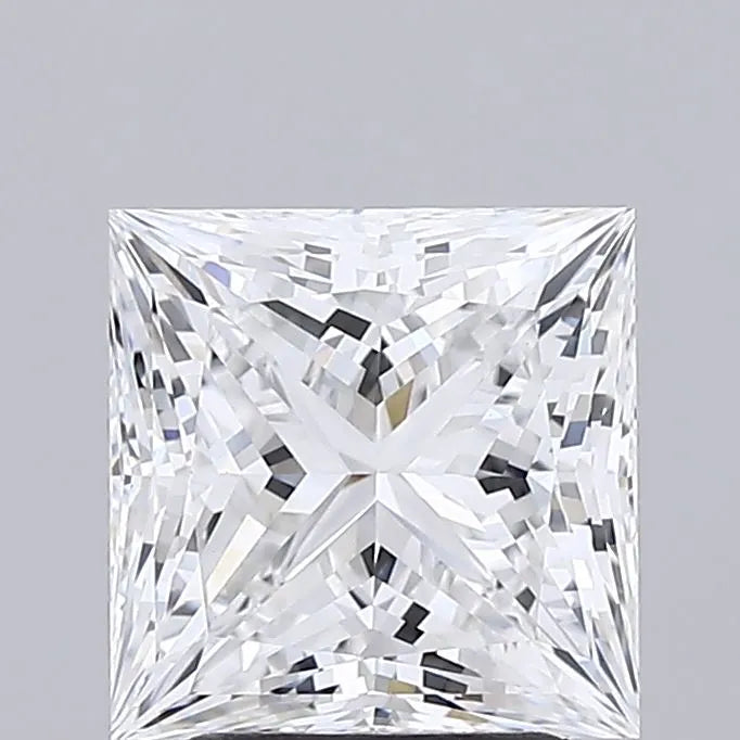 2.84ct Princess Lab Grown Diamond (Colour D, Clarity VVS2, IGI Certified)