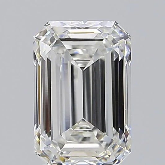 2.85ct Emerald Lab Grown Diamond (Colour E, Clarity VVS2, IGI Certified)