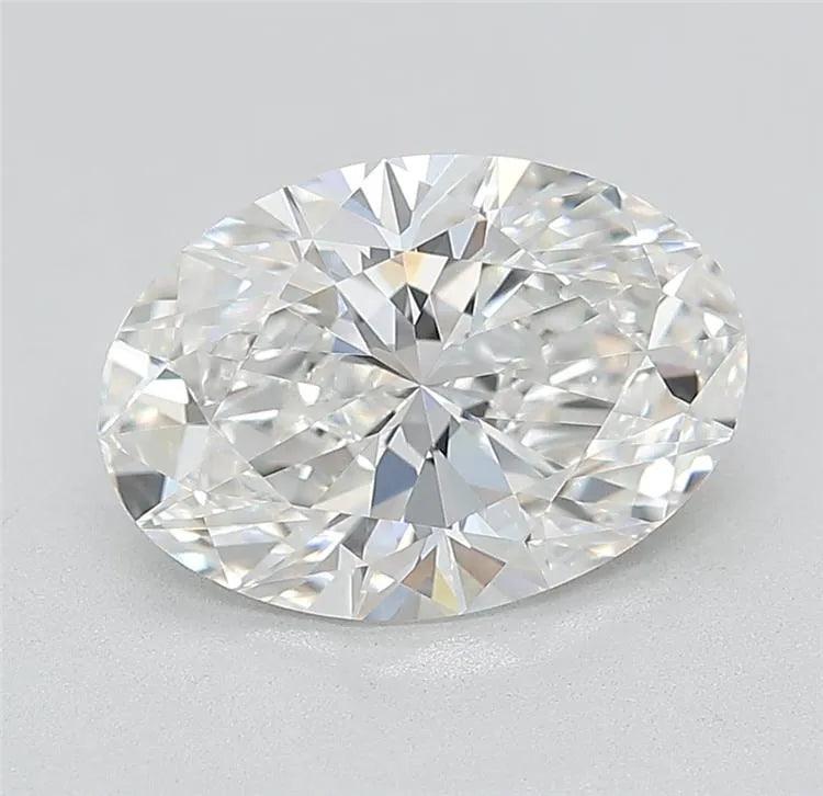 2.85ct Oval Lab Grown Diamond (Colour E, Clarity VVS2, Cut EX, IGI Certified)