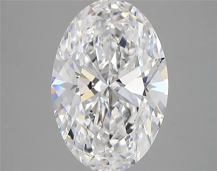 2.85ct Oval Lab Grown Diamond (Colour E, Clarity VVS2, IGI Certified)