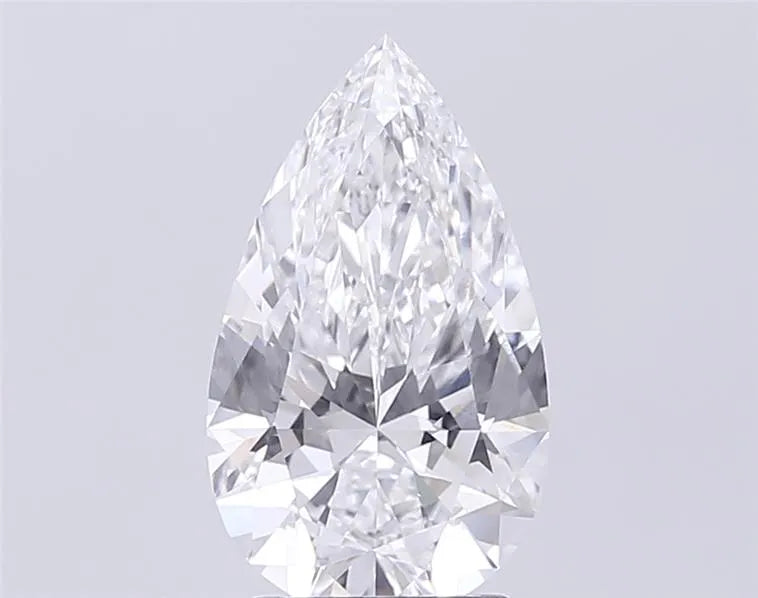 2.85ct Pear Lab Grown Diamond (Colour E, Clarity VVS2, IGI Certified)
