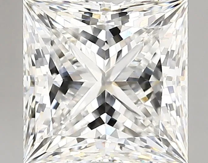 2.85ct Princess Lab Grown Diamond (Colour E, Clarity VVS2, Cut EX, GIA Certified)