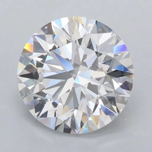 2.85ct Round Lab Grown Diamond (Colour D, Clarity FL, Cut ID, IGI Certified)