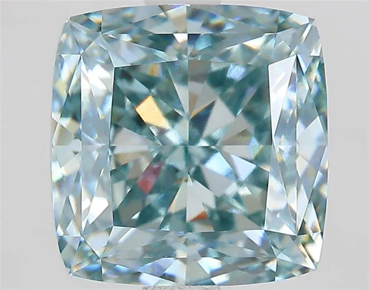2.86ct Cushion modified Lab Grown Diamond (Colour Fancy Blue, Clarity VS1, IGI Certified)