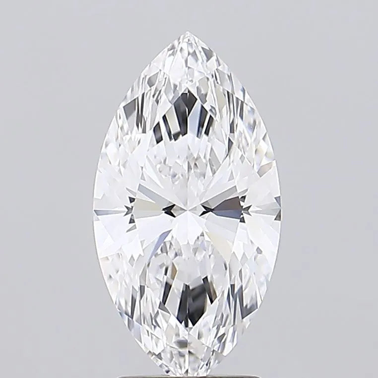2.86ct Marquise Lab Grown Diamond (Colour D, Clarity FL, Cut EX, IGI Certified)