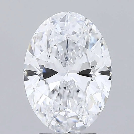 2.86ct Oval Lab Grown Diamond (Colour E, Clarity IF, IGI Certified)