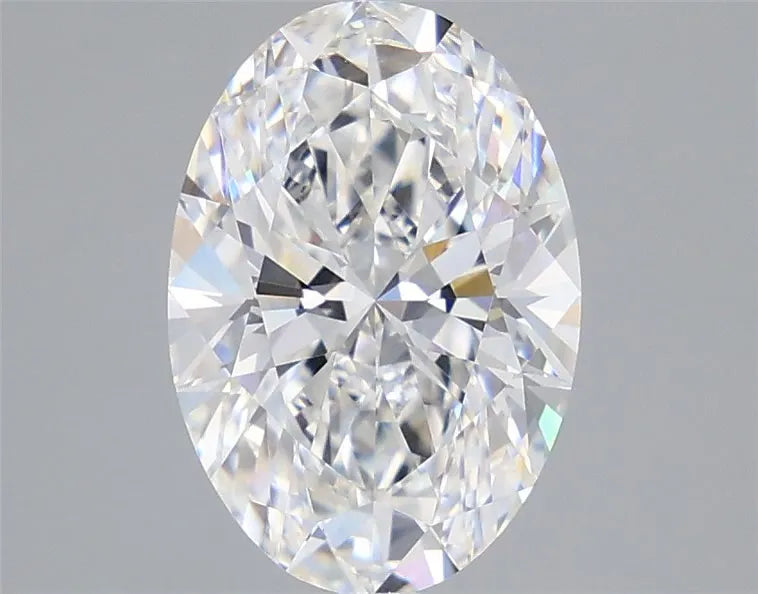 2.86ct Oval Lab Grown Diamond (Colour E, Clarity VVS2, IGI Certified)