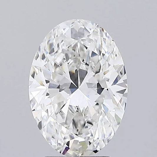 2.86ct Oval Lab Grown Diamond (Colour F, Clarity VVS2, IGI Certified)