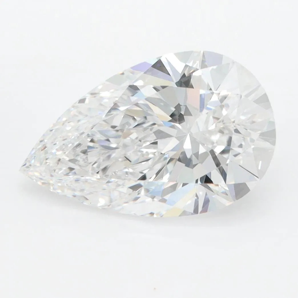 2.86ct Pear Lab Grown Diamond (Colour D, Clarity VVS1, IGI Certified)